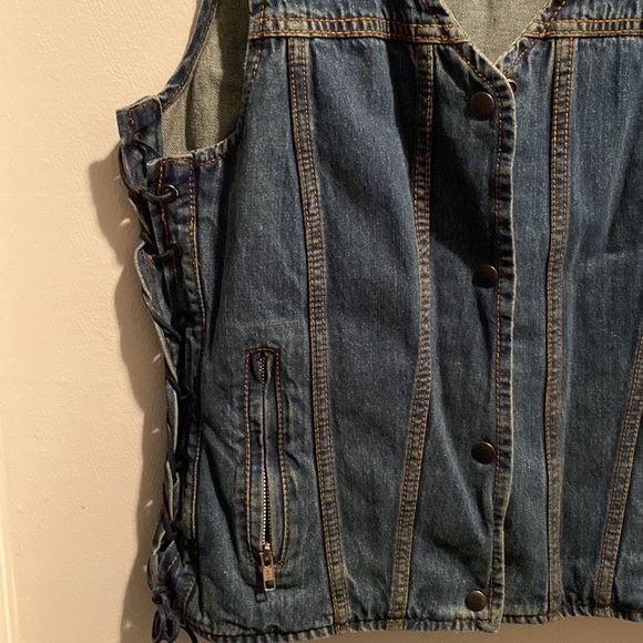 Womens Denim Vest M - Picture 2 of 5